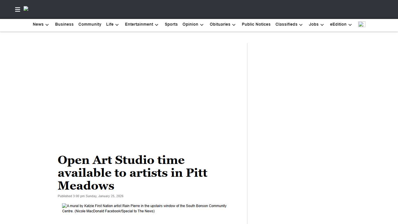 Open Art Studio time available to artists in Pitt Meadows Maple Ridge News